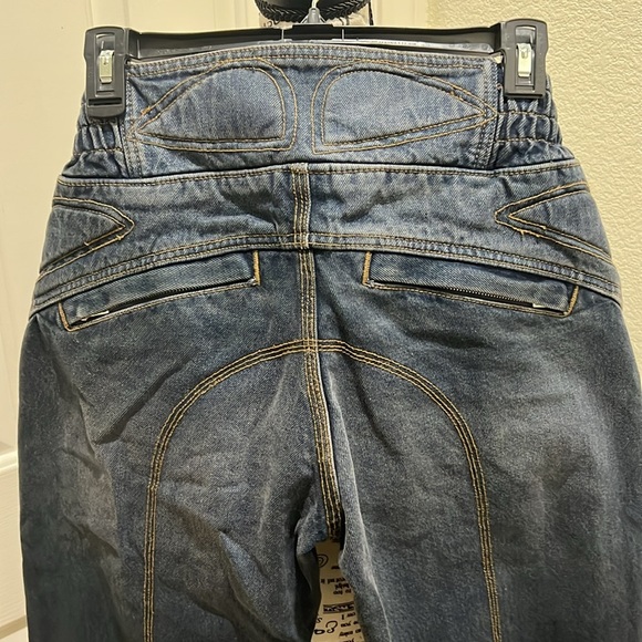 EB Denim Moto in Bella Notte, size XS NWT sold out online $695 Retail - Picture 16 of 16